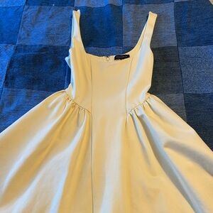 Dynamite Cream Strapless Dress